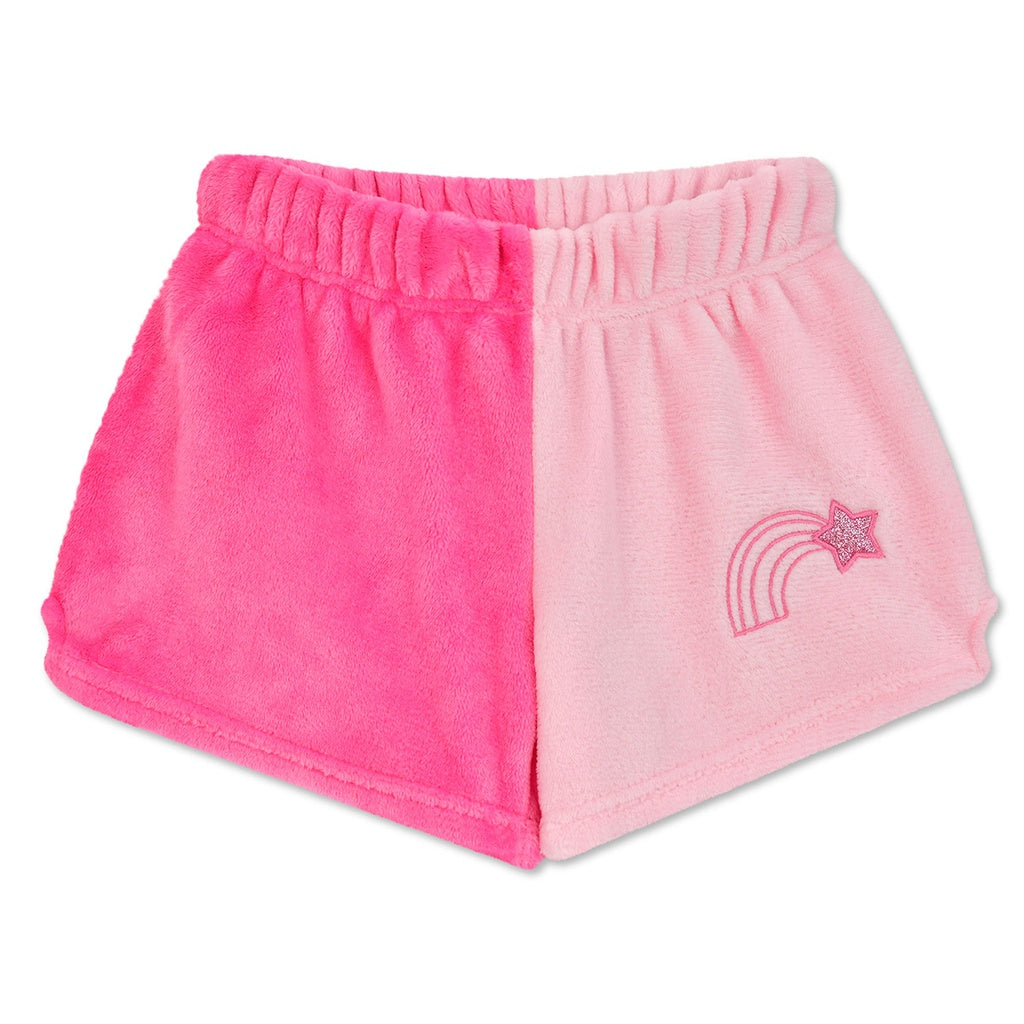 Color Block Plush Shorts | Fairytale