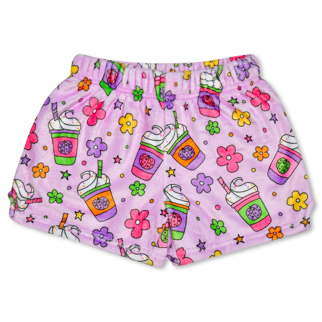 Plush Shorts | Pumpkin Lattes
