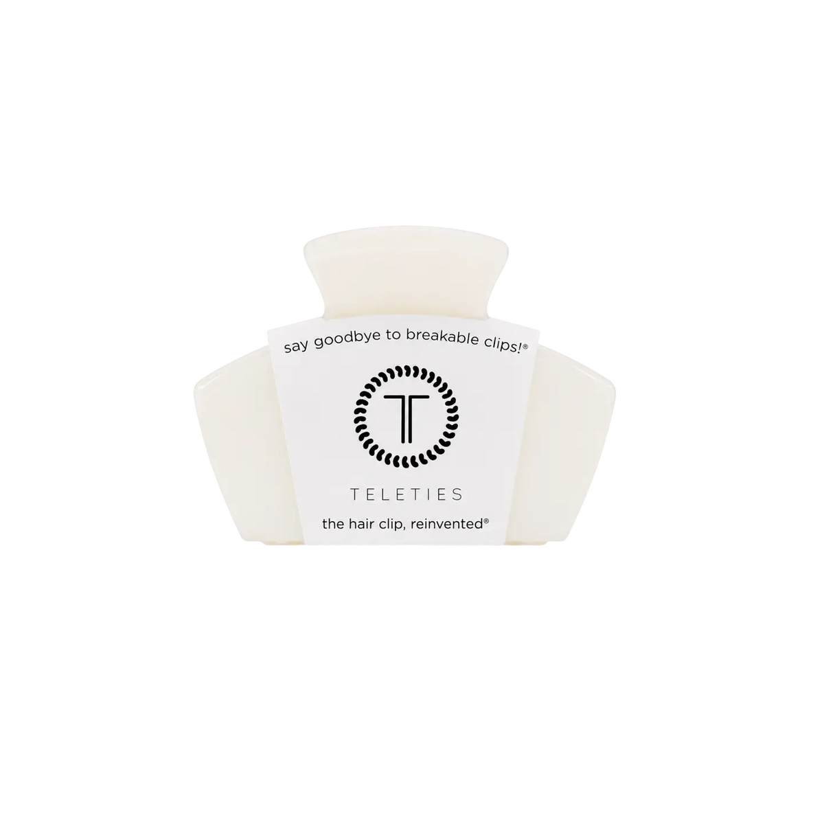 Petite Claw Clip | Coconut White