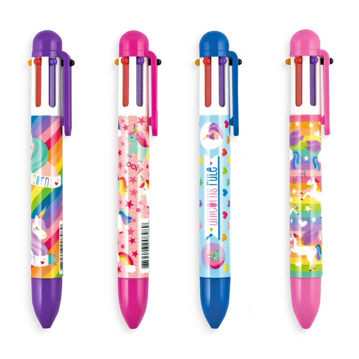 6 Click Pen | Unique Unicorn | Assorted Styles