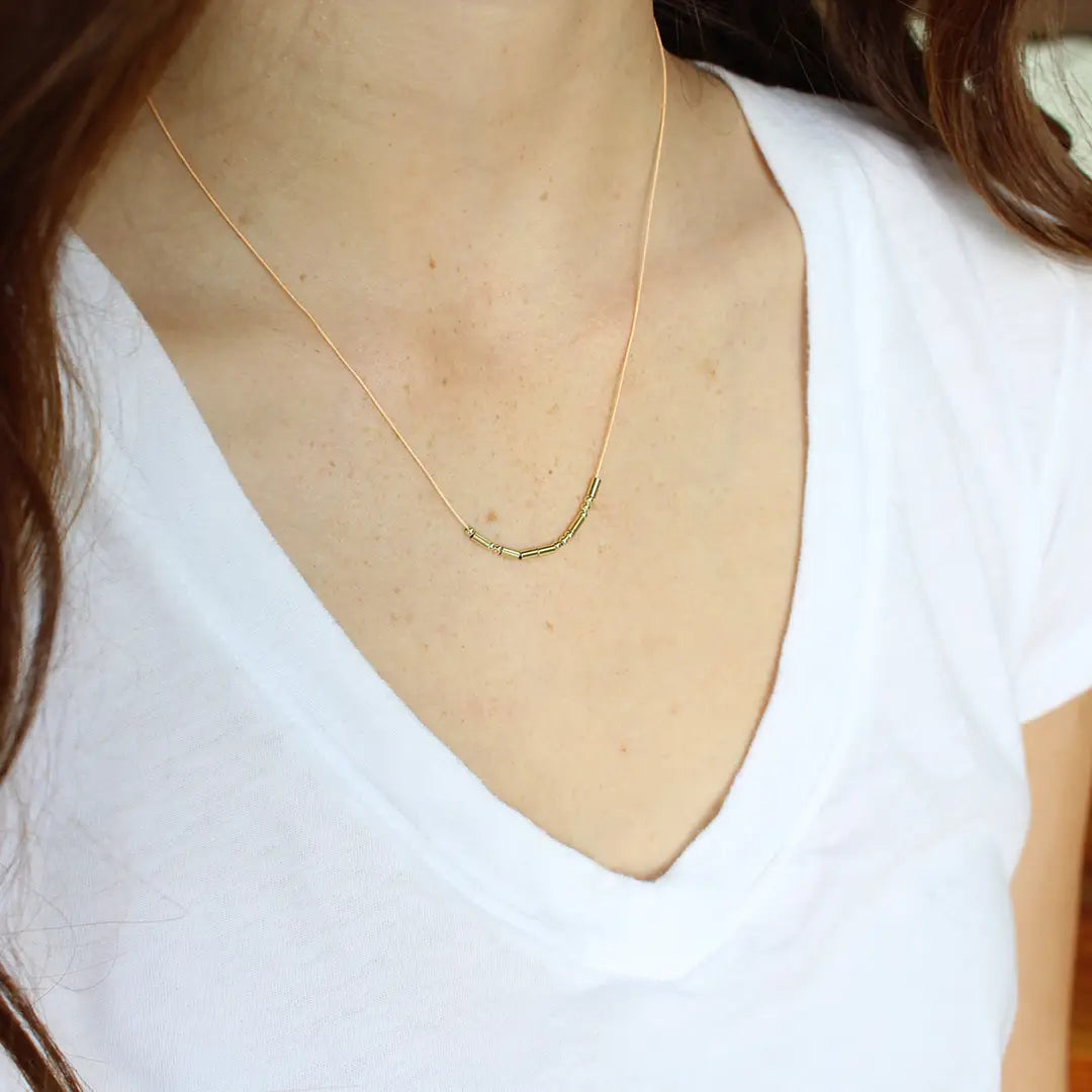 Morse Code Necklace | Dreamer