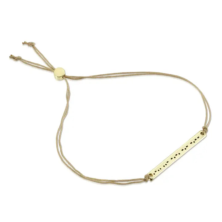 Morse Code Bracelet | Lucky