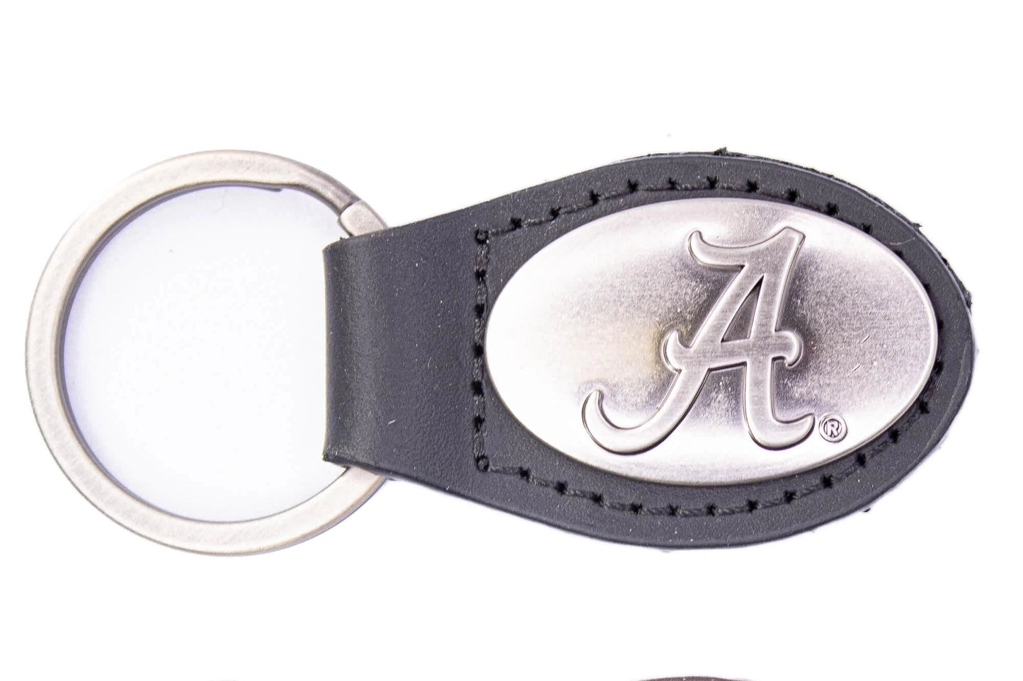 Black Leather Keychain | Alabama