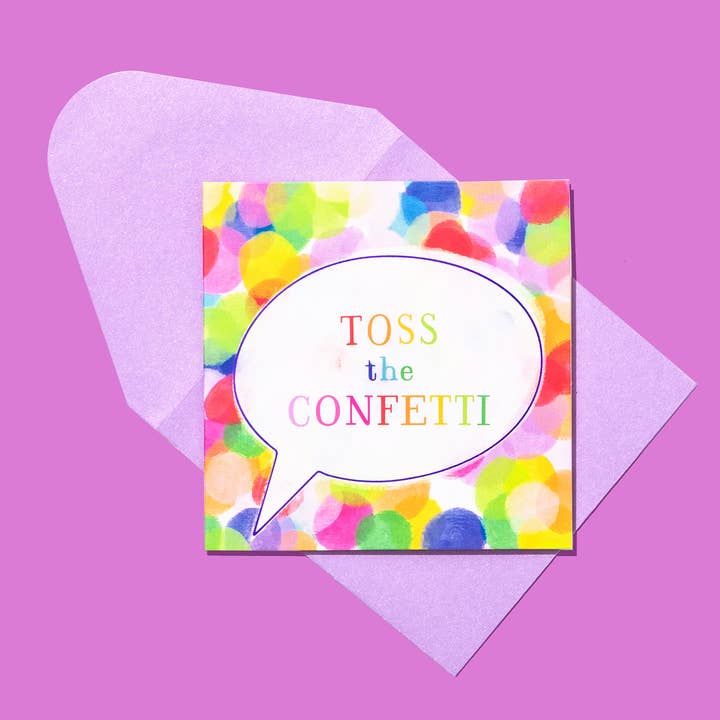 Enclosure Card - Confetti