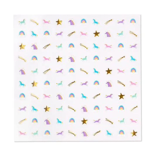 Nail Stickers | Unicorn + Rainbows