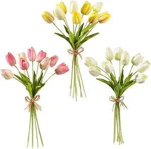 15" Real Touch Tulip Bundle | Assorted Styles