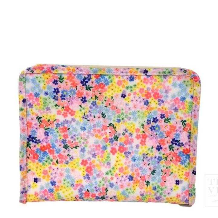 Medium Roadie Zip Pouch | Meadow Floral