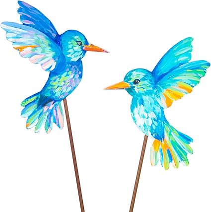 Stake/Decor | Artful Hummingbirds | Assorted Styles