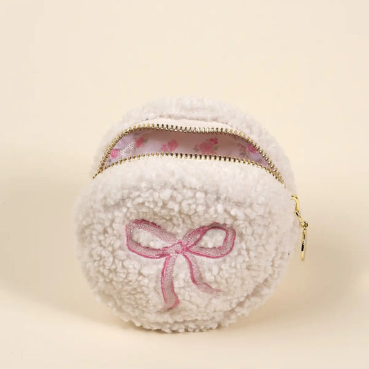 Teddy Pouch–Circle | Pink