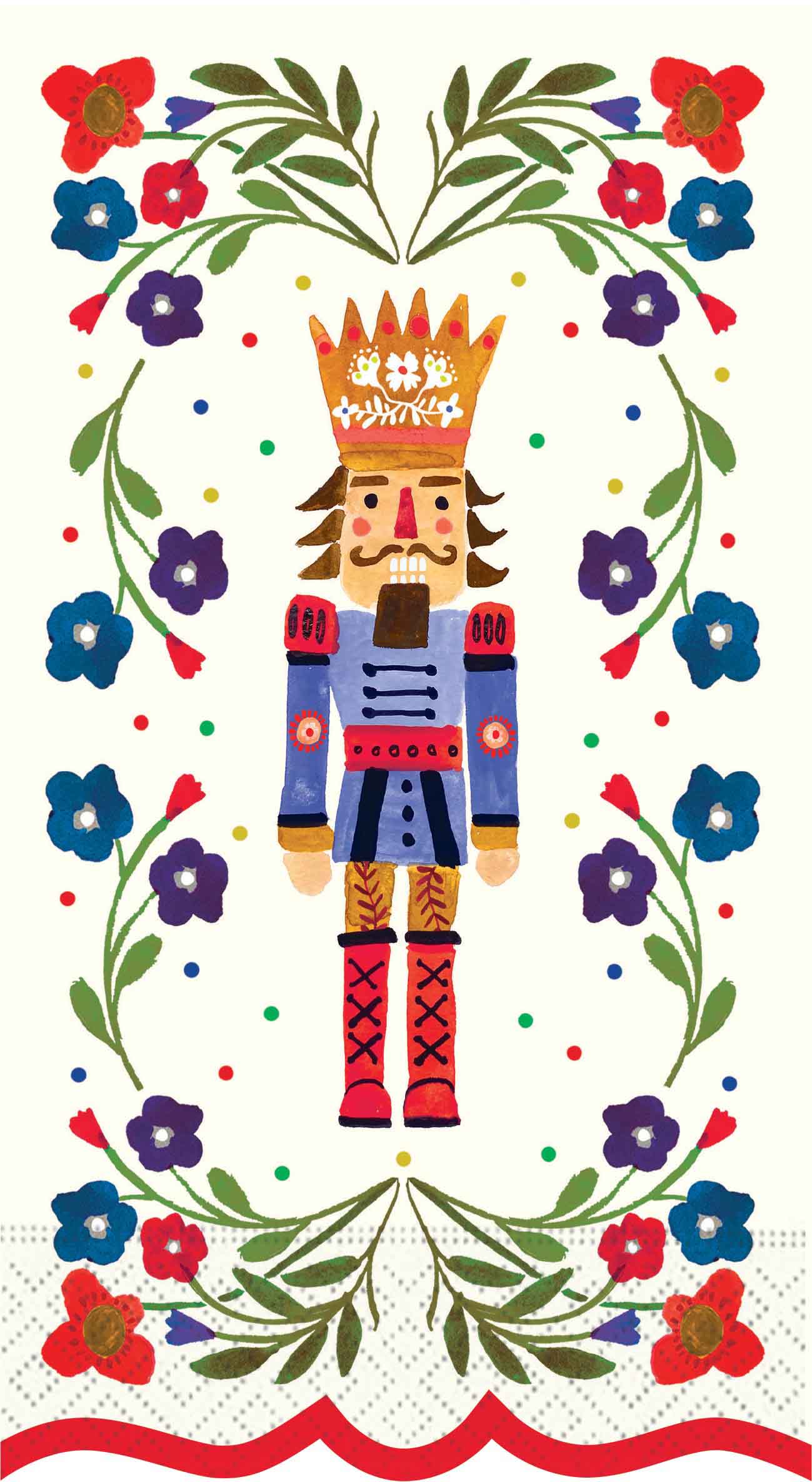 Guest Napkins | Festive Nutcracker