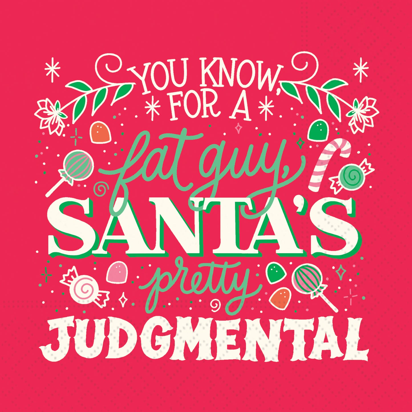 Cocktail Napkins | For a Fat Guy