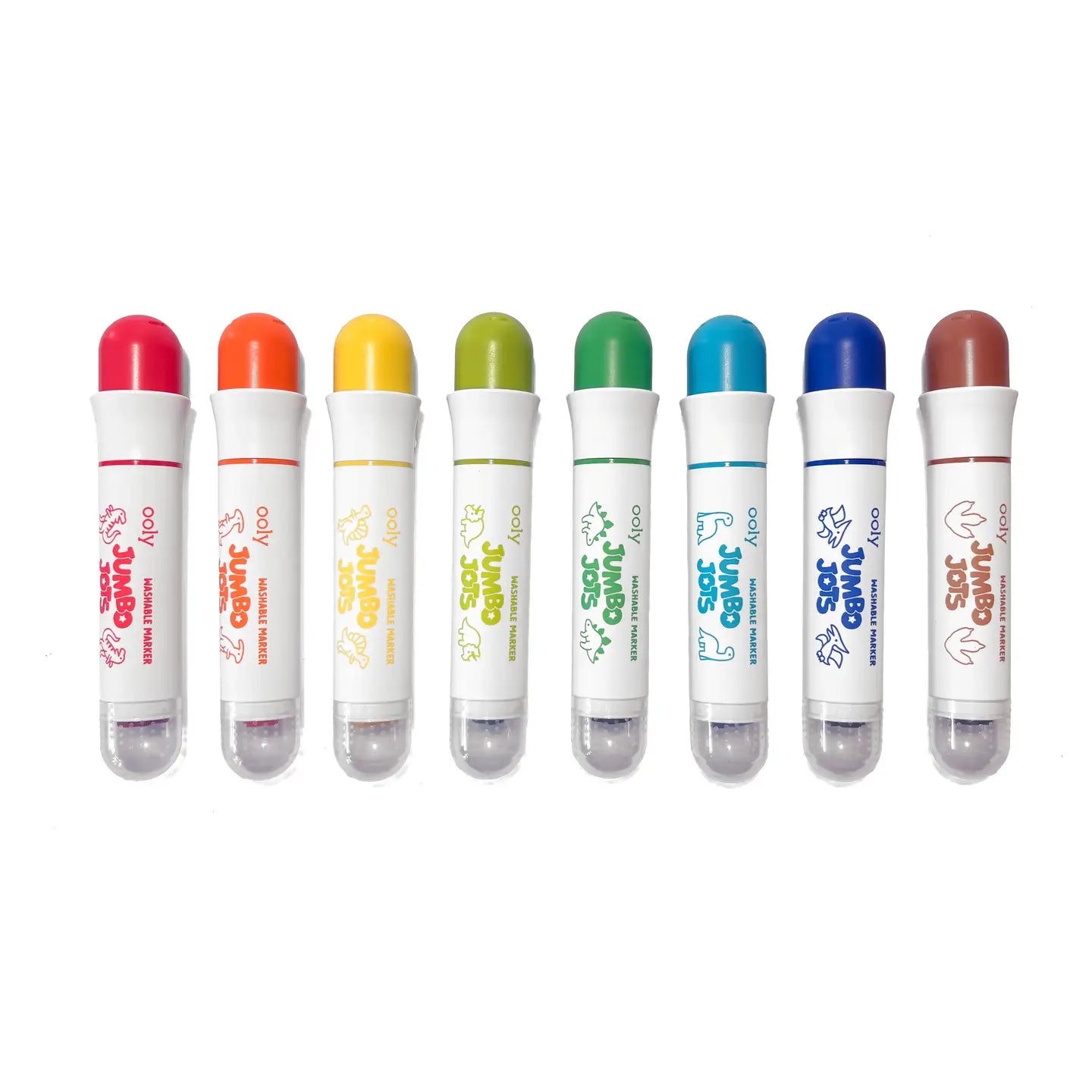 Jumbo Jots Dual Tip Dinosaur Stamp Markers
