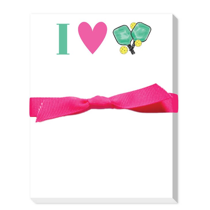 I Love Pickleball Mini Notepads