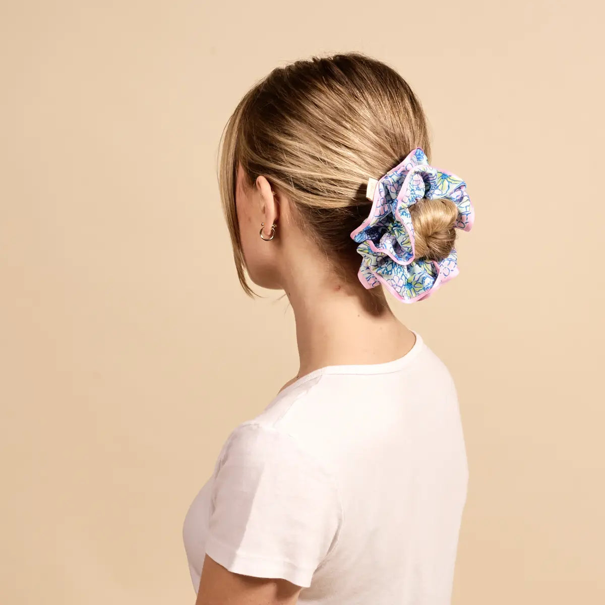 Ruffle Up Scrunchie | Coastal Cove