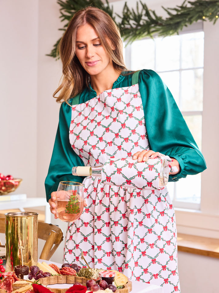 Adult Apron | Holiday Trellis