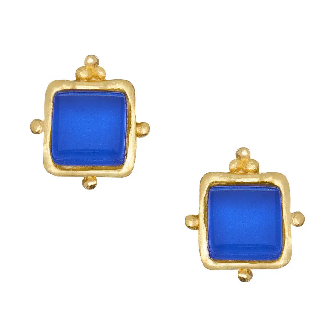 Charlotte Studs | Classic Blue