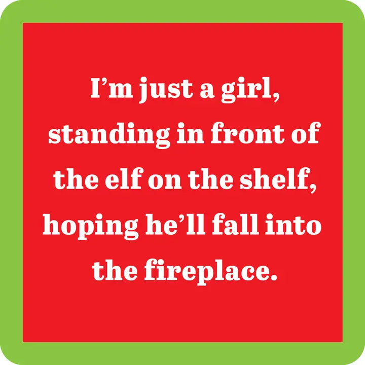 Coaster | Xmas Elf on The Shelf