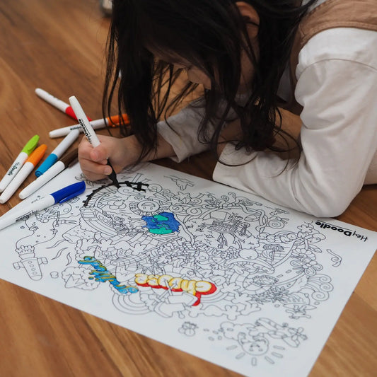 Classic Coloring & Doodle Mat | Brighter Days