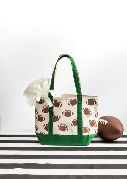Football Canvas Tote