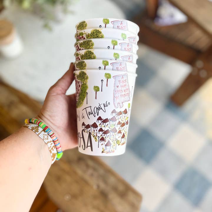 Tuscaloosa Reusable Tailgating Cups