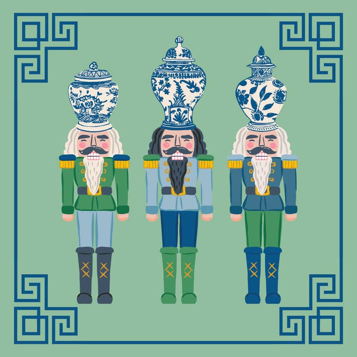Cocktail Napkins | Ginger Jar Nutcracker