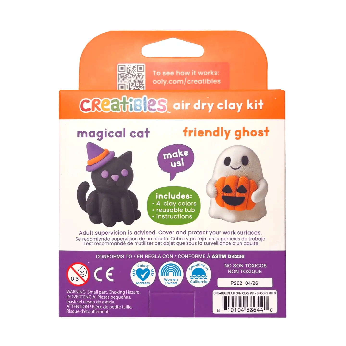 Creatibles Air Dry Clay Kit | Spooky Bffs