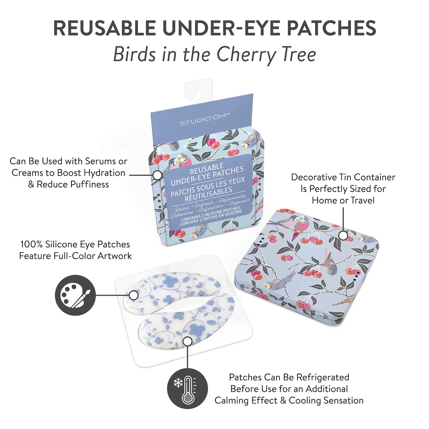 Reusable Under-Eye Patches | Birds in the Cherry Tree