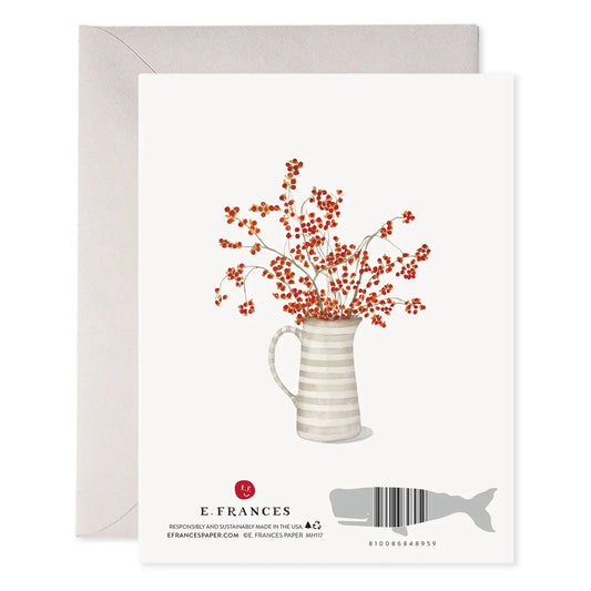 Greeting Card | Autumn Berry Wreath Thanksgiving