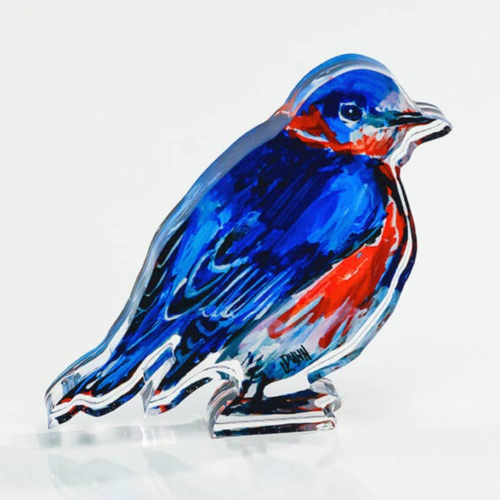 Happy Bluebird Acrylic