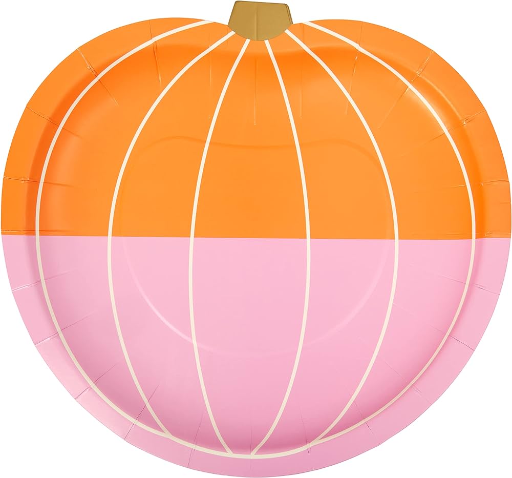 Lunch Plate - Pumpkin Pink/Orange