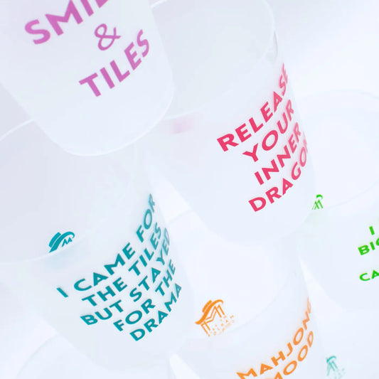 Mahjong Frosted Cups | Set of 10 Designs