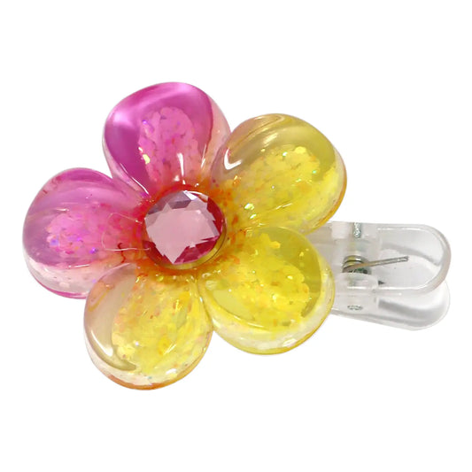 Daisy Sparkle Hair Clips