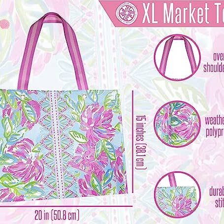 Xl Market Shopper | Totally Blossom