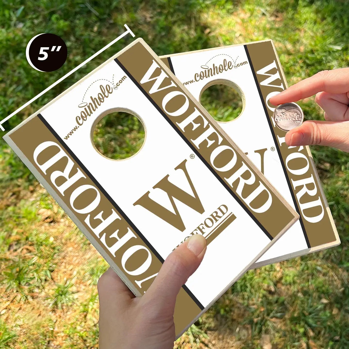 Coinhole Tabletop Game Set | Wofford