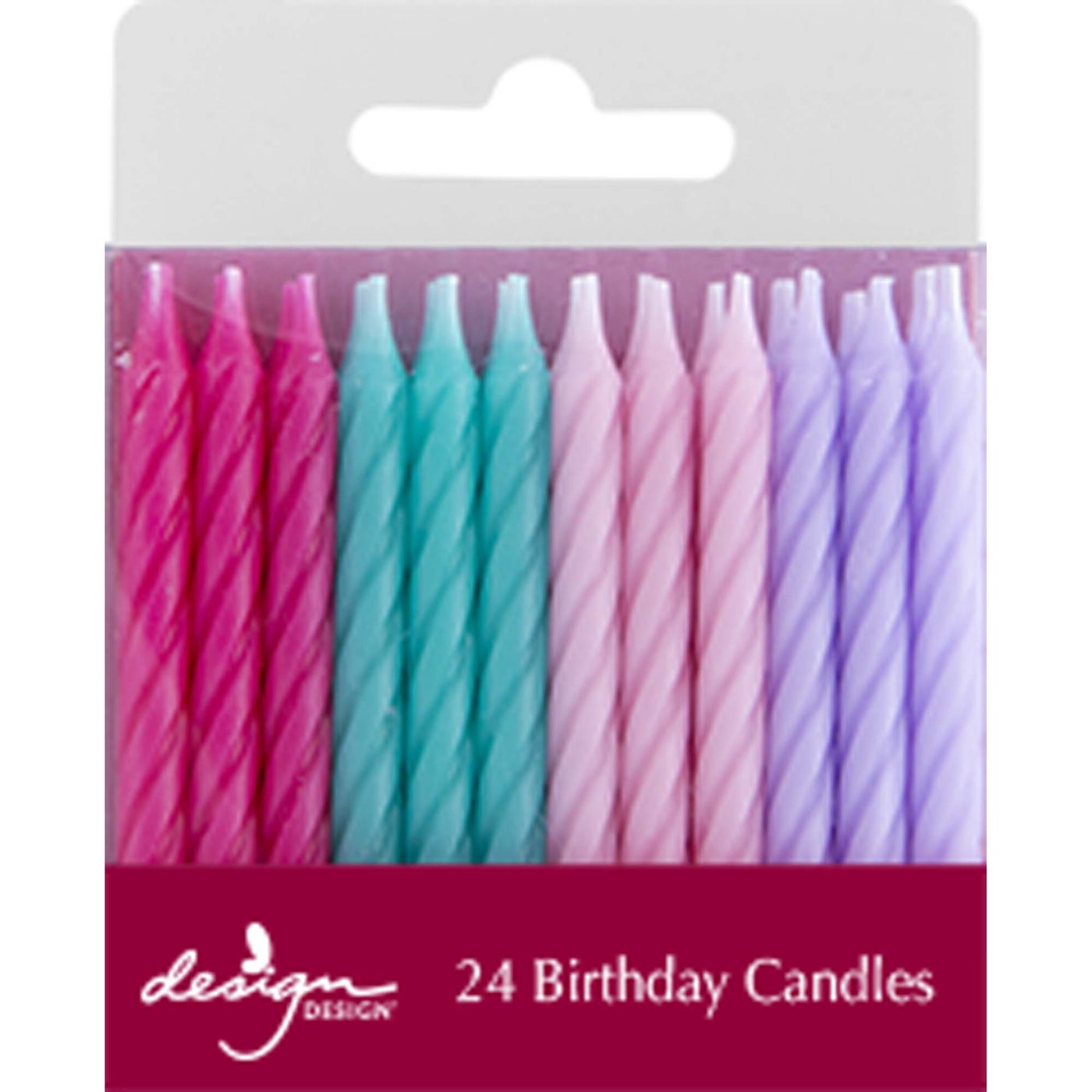 Birthday Twist Candles | Pink & Teal Mix