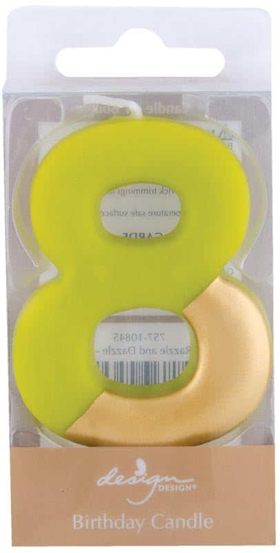 Birthday Candles | Razzle and Dazzle Numeric | Assorted