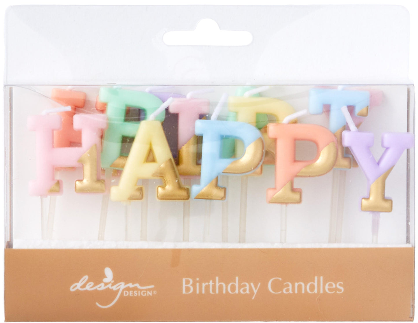 Birthday Candles | Pastel Pinwheel | Sculpted