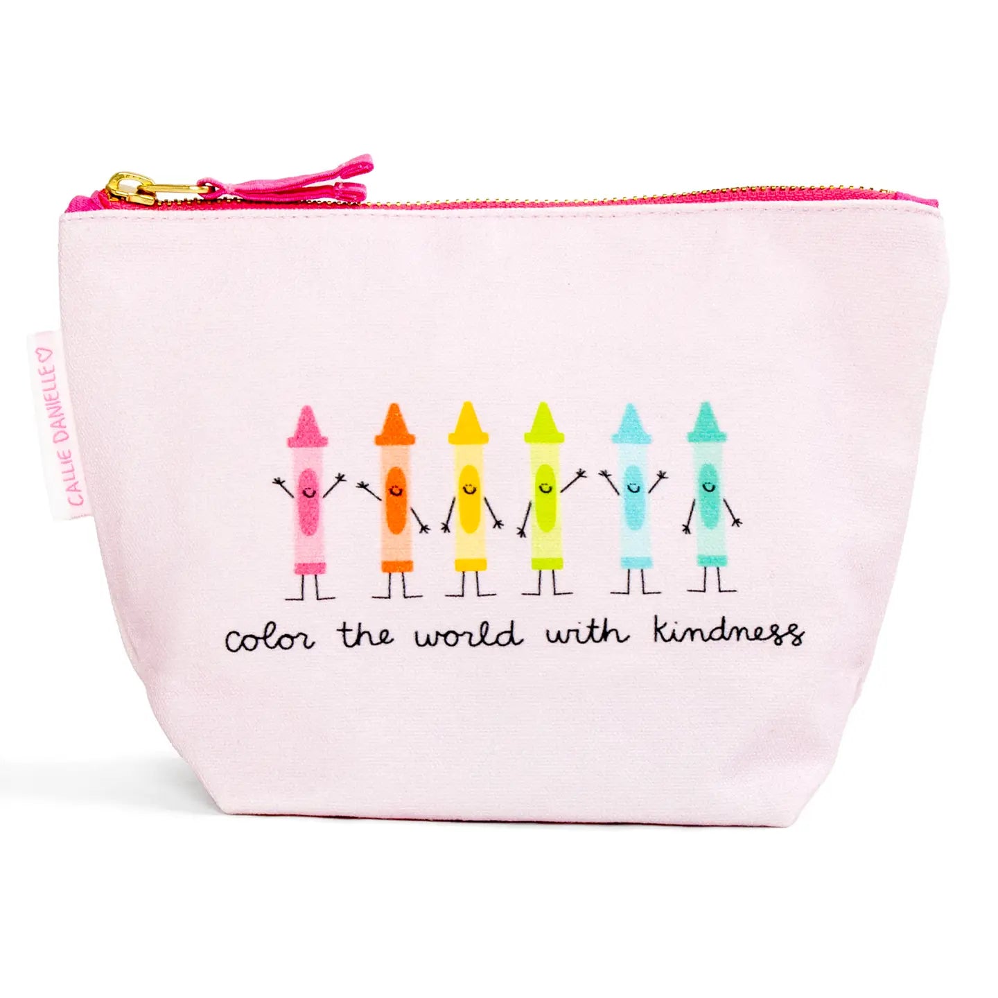 Color the World with Kindness | Canvas Pouch