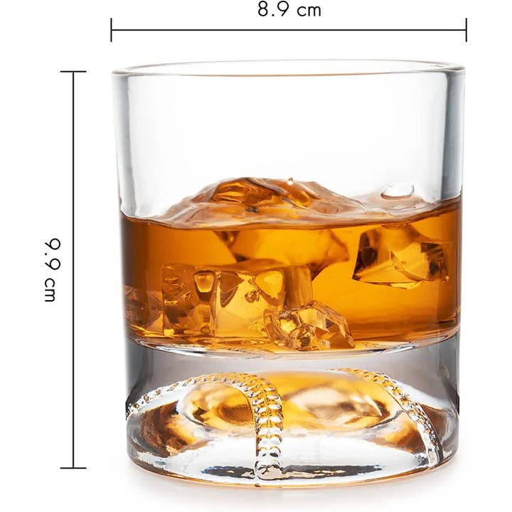 Baseball Whiskey Glass