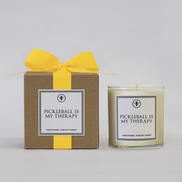 Pickleball Is My Therapy Candle