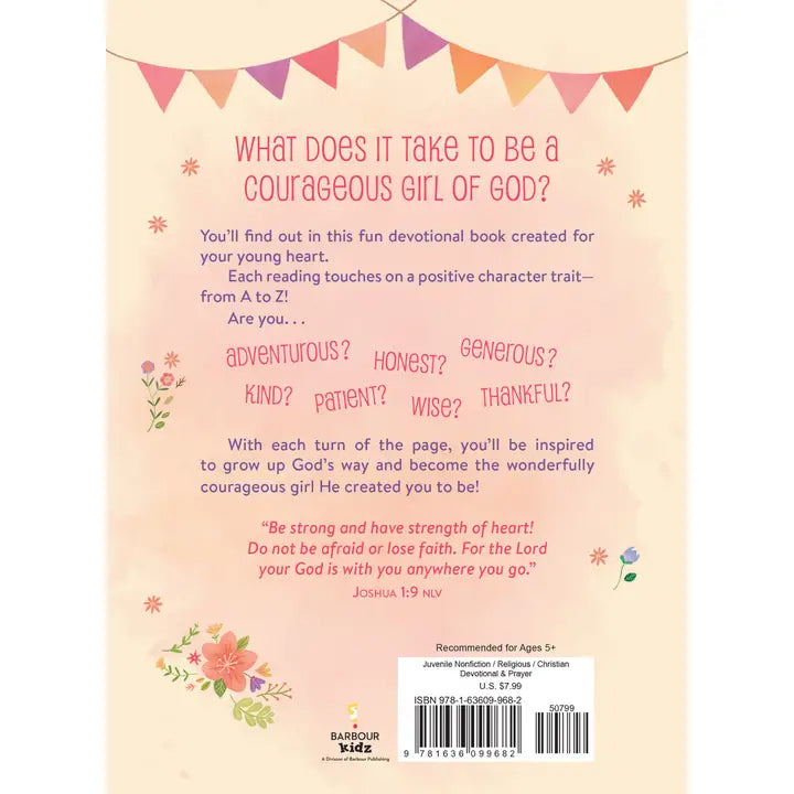 A To Z Devotions For Courageous Girls