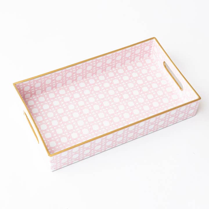 Vanity Tray | Pink Cane