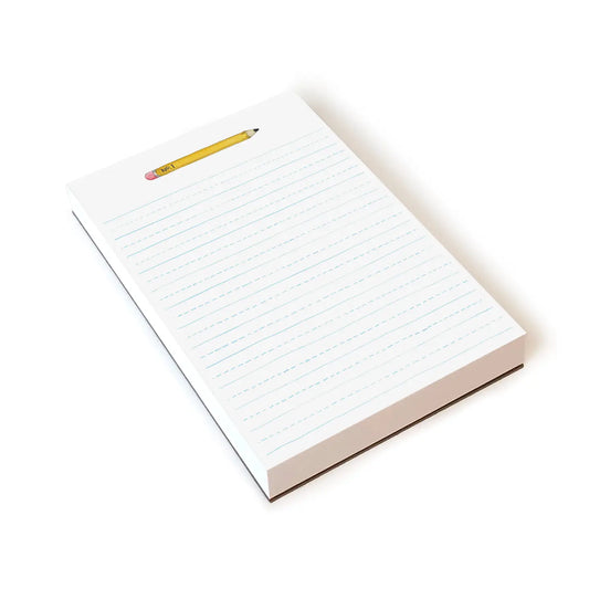 Lined Notepad | Pencil