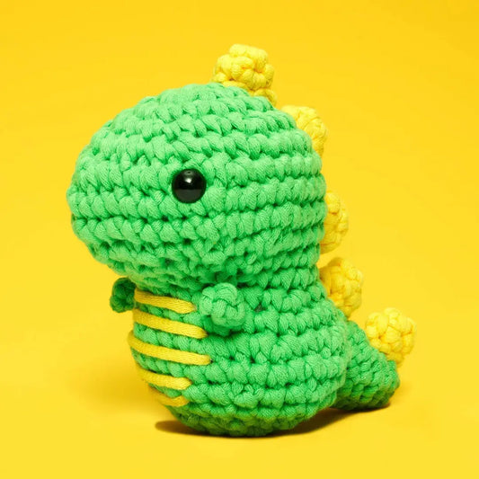 Beginner Crochet Kit | Fred the Dinosaur