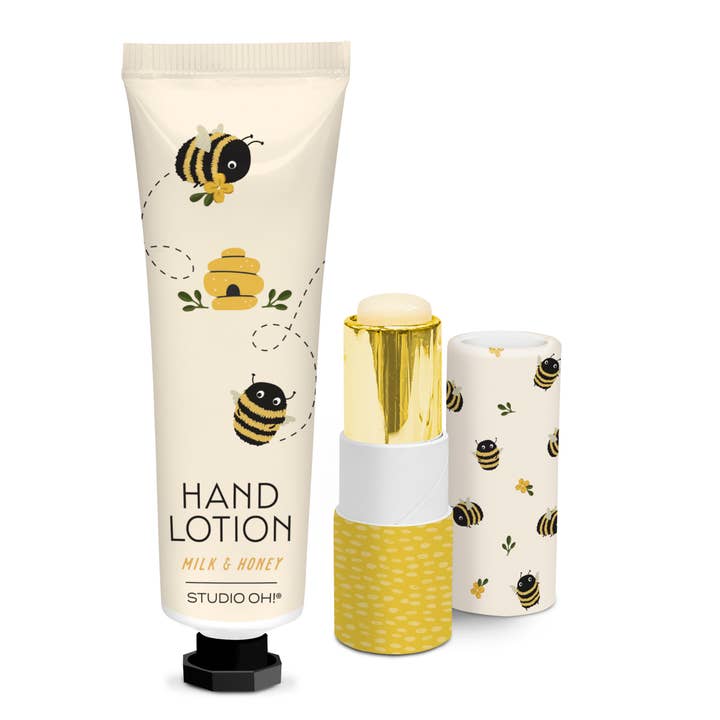 Buzzy Bees | Lip Balm & Hand Lotion Set