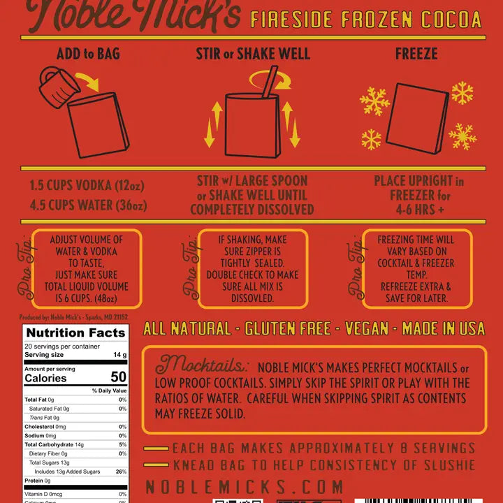 Frozen Cocktail | Fireside Frozen Cocoa