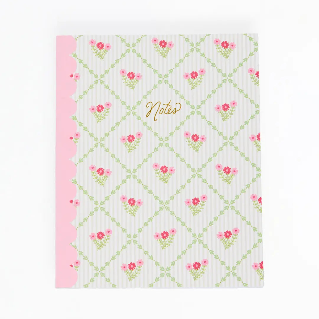 Scallop Notebook | Cottage Trellis
