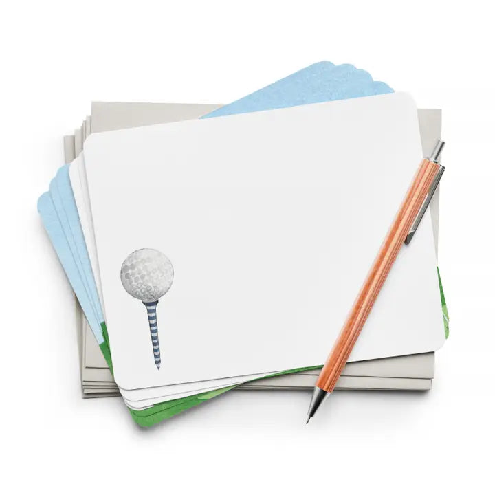 Boxed Notecards | Flat | Golf Tee