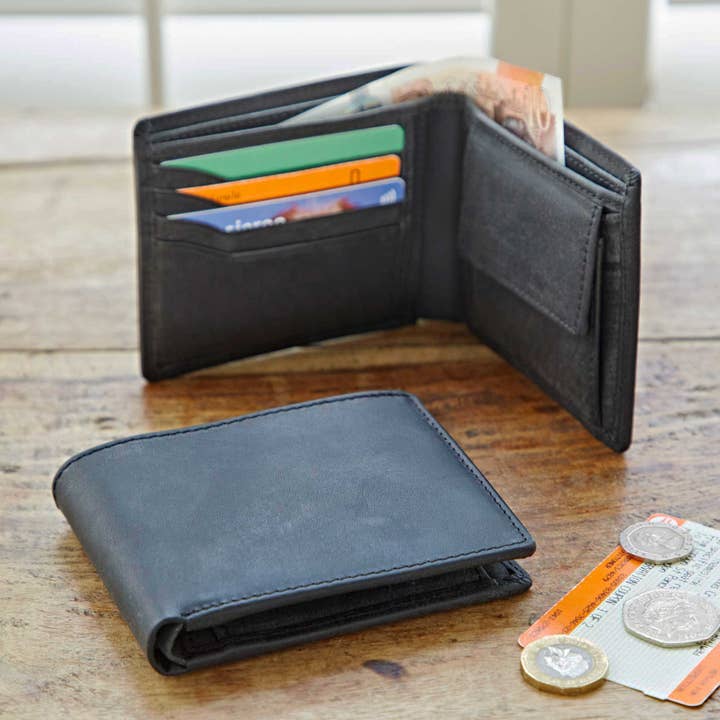 Buffalo Leather Wallet | Black