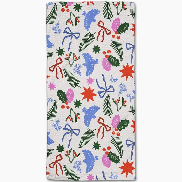 Bar Towel | Christmas Garden Party